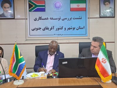 ظرفیت مناسبی برای توسعه مبادلات اقتصادی ایران و آفریقای جنوبی وجود دارد