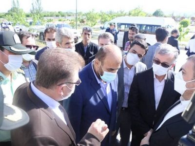 بازدید وزیر راه و شهرسازی از پالایشگاه قیر در ارومیه