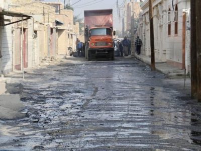 آغاز عملیات زیرسازی و آسفالت ۷۰ خیابان آبادان