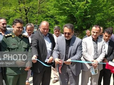 بهرهبرداری از طرح آسفالت راه ۲ روستای گردشگر پذیر در آستارا