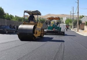 ۶۰۰ هزار مترمربع از معابر ملایر آسفالت و بهسازی می‌شود