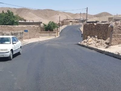 آغاز طرح نهضت آسفالت معابر۲۳۲ روستای خراسان جنوبی