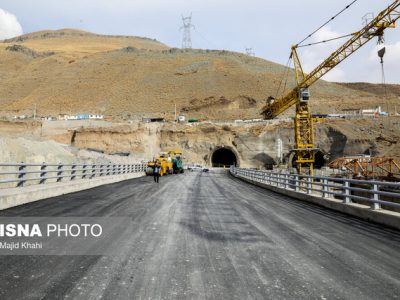 عملیات عمرانی مسیر رفت فاز دو آزادراه تهران-شمال در خرداد تمام می‌شود