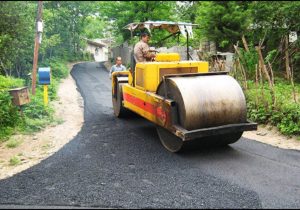 آسفالت چهار هکتاراز خیابان های آستارا بهسازی شد