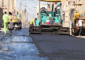 آسفالت ۱۴۰ هزار مترمربع از معابر الیگودرز