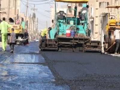 آسفالت ۱۴۰ هزار مترمربع از معابر الیگودرز