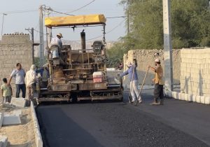 ۶۰ هزار متر مربع از معابر روستاهای خواف آسفالت شد