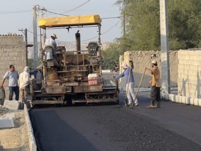 ۶۰ هزار متر مربع از معابر روستاهای خواف آسفالت شد