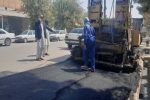بالابردن شاخص توسعه کالبدی هیرمند با اختصاص ۱۵۰ تن قیر تهاتری برای آسفالت معابر