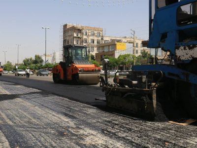 پیشرفت ۴۰ درصدی پروژه بهسازی و روکش آسفالت ایوان