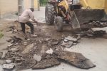 آغاز عملیات روکش و لکهگیری آسفالت معابر منطقه ۸ اصفهان
