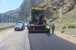 آغاز عملیات اجرای روکش آسفالت در محور کرج_کندوان