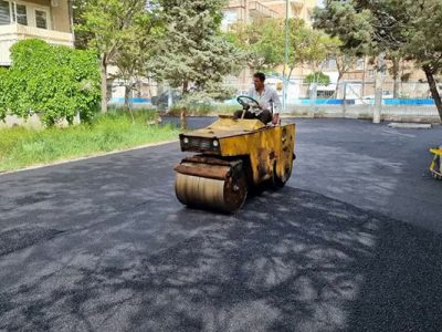 توزیع ۱۳۳ هزار تن آسفالت در معابر شهری تبریز