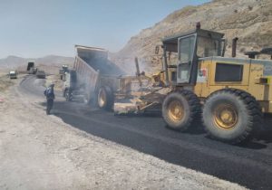 بهسازی و آسفالتریزی محور مهران به ملکشاهی به پایان رسید