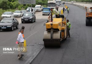 آسفالت‌ریزی در معابر شهری زنجان ادامه دارد