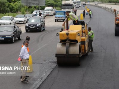 آسفالت‌ریزی در معابر شهری زنجان ادامه دارد