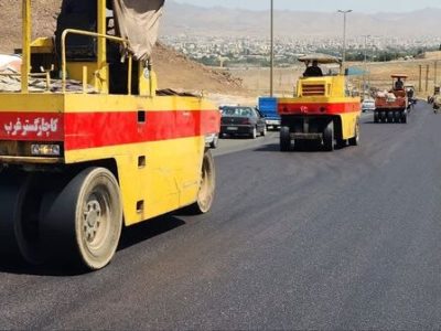 روکش آسفالت محور زنجان _ بیجار به پایان رسید
