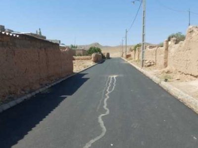 آسفالت ۷۰ هزار متر‌مربع از معابر روستایی تایباد