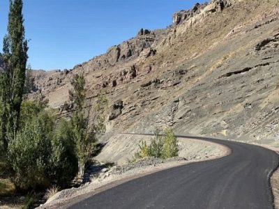 راه روستای خچیره طالقان پس از ۵۰ سال آسفالت شد