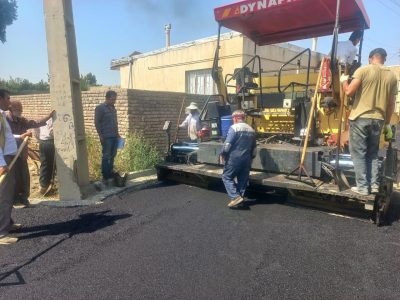 اجرای طرح هادی و تامین قیر تهاتری برای روستاهای غرب البرز