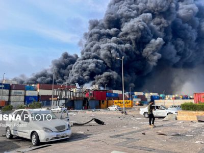 چه کالاهایی در بندر شهید رجایی سوختند؟