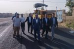 کار آسفالت معابر چهار روستای دهلران آغاز شد