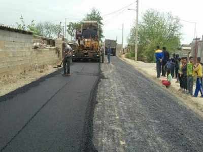 آسفالت معابر ۳۳ روستای فارس با سرمایهگذاری کلان