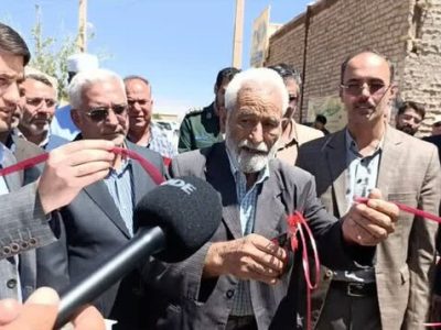افتتاح طرحهای عمرانی شهرستان مرزی خواف