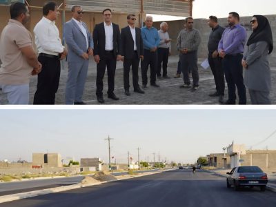 فاز دوم بلوار جاده بین گورکات تنگستان افتتاح شد