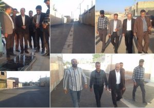 افتتاح پروژه ۶ میلیاردی بهسازی معابر نیسیان اردستان