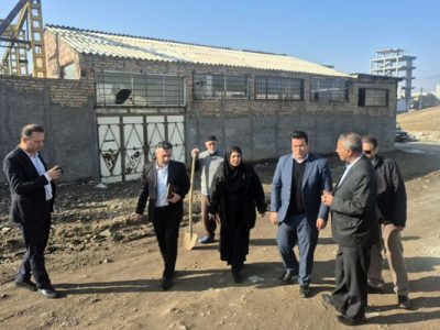 بازدید عضو هیاتمدیره شرکت بازآفرینی شهری ایران از محلات هدف میانه