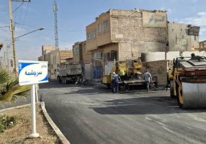 زیرسازی و آسفالت ۱۵ هزار مترمربع از معابر منطقه دو