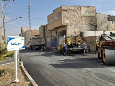 زیرسازی و آسفالت ۱۵ هزار مترمربع از معابر منطقه دو