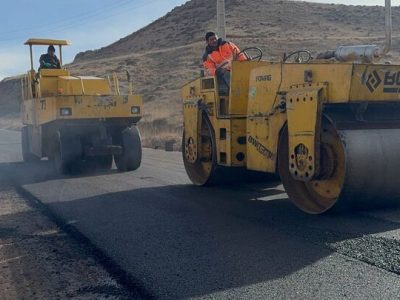 بهسازی و آسفالت راه ۲۰ روستای بوکان