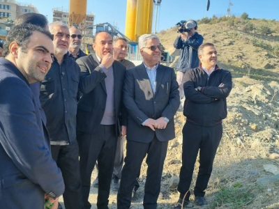 بازدید اعضای کمیسیون عمران مجلس شورای اسلامی از پل بی یک کرج