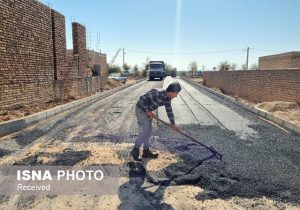 ۱.۷ میلیون مترمربع از معابر روستایی بوشهر آسفالت شد