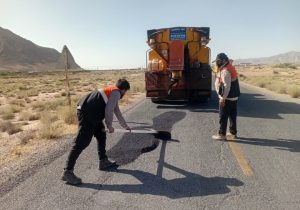 اجرای بیش از ۵۰ هزار مترمربع آسفالت در روستاهای بخش مرکزی بافق