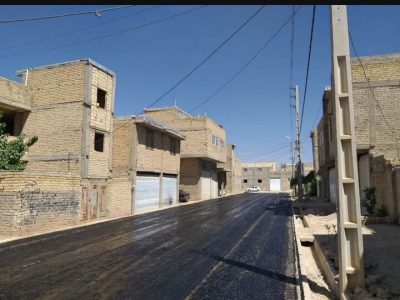 آسفالت معابر بیش از ۱۱۰ روستای شیراز