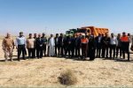 آغاز عملیات اجرایی روکش آسفالت جاده برآباد– حارث آباد