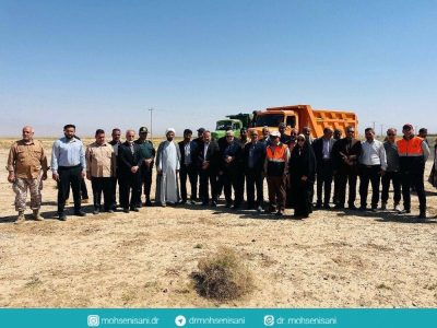 آغاز عملیات اجرایی روکش آسفالت جاده برآباد– حارث آباد