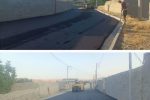 نهضت آسفالت در شیروان؛ خیابان اصلی روستای شناقی سفلی بهسازی و آسفالت شد