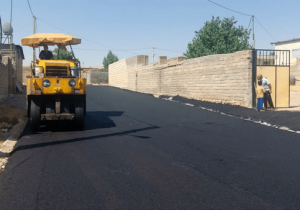 آسفالت ۲۰ روستای محروم هلیلان در مسیر اجرا