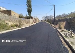 ۵۶ هزار مترمربع از معابر روستایی سمنان و سرخه آسفالت شد