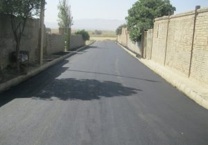 تکمیل عملیات بهسازی معابر روستای «بلرتو» در ملایر/۵۰۰۰ مترمربع از معابر آسفالت شد