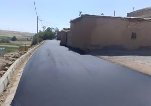 بهسازی و آسفالت معابر روستای سواران فریدن با اعتبار ۴۰ میلیارد ریال