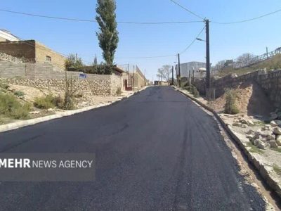 آسفالت ۵ هزار مترمربع از معابر روستای حسینآباد دولاب در دامغان
